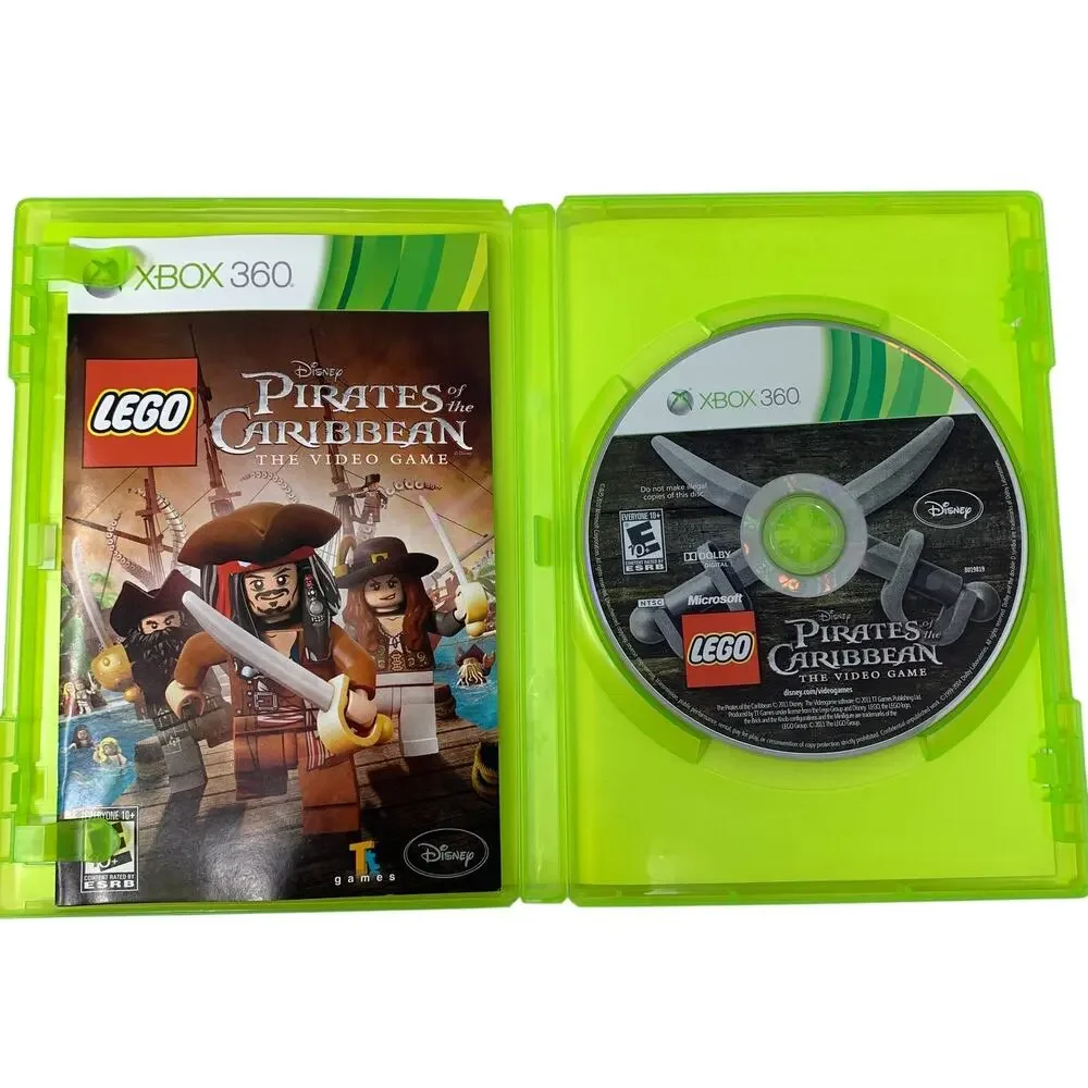 LEGO Pirates of the Caribbean Xbox 360 Complete Tested Video Game